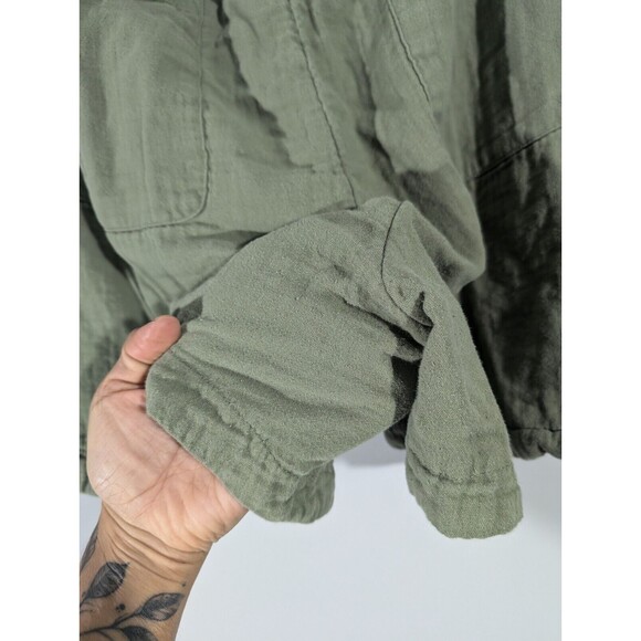 Old Navy Shorts Women Sz XL Olive Green Elastic‎ Waist Pull on Casual Bottoms - Picture 6 of 8